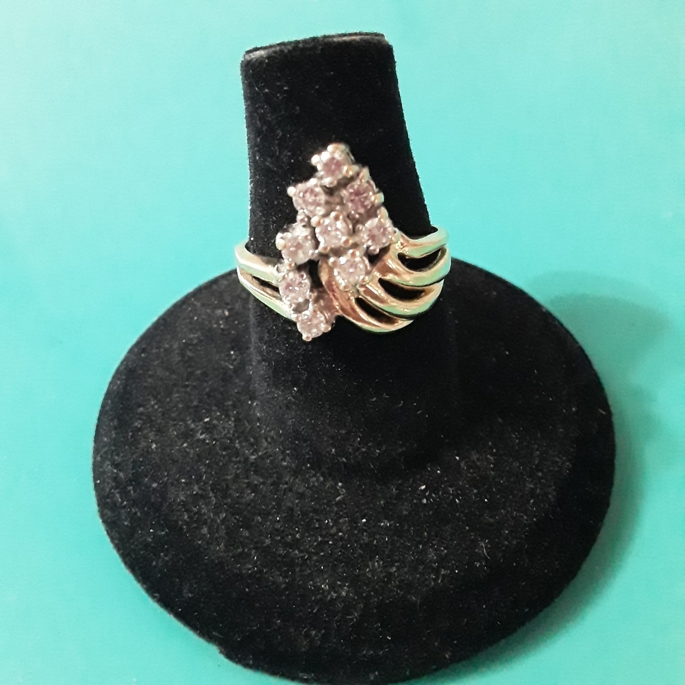14k Yellow Gold  Diamond Ring - Picture 10 of 13
